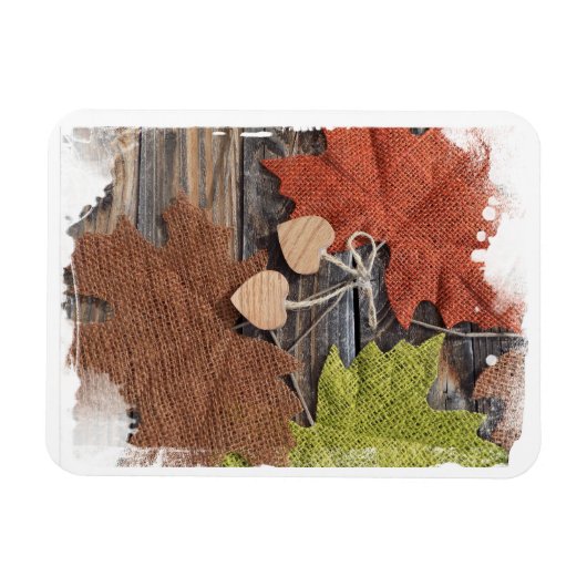 Herfst Hearts Magnet Magneet (Horizontaal)