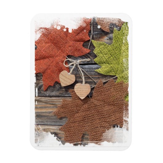 Herfst Hearts Magnet Magneet (Verticaal)