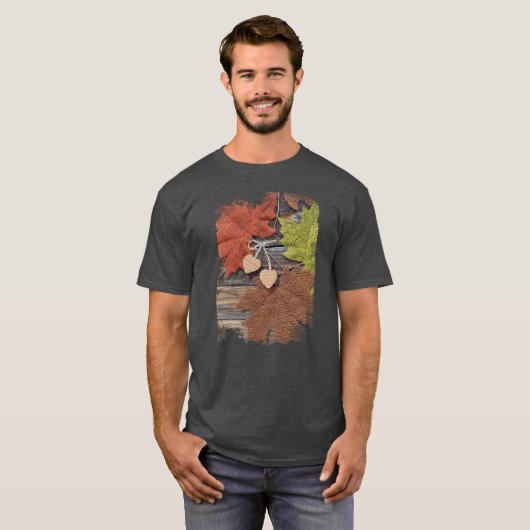 Herfst Hearts T-shirt (Voorkant volledig)