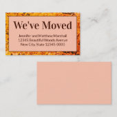 Herfst hebben we verhuisde aankondiging (Voorkant / Achterkant)