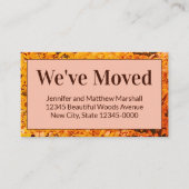 Herfst hebben we verhuisde aankondiging (Voorkant)