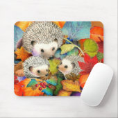 Herfst Hedégel Mousepad Mouse Mat Muismat (Met muis)