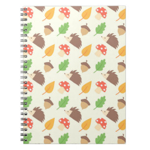 Herfst Hedegel Pattern Notitieboek