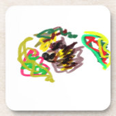 Herfst Hedgehog spelen Bier Onderzetter (Voorkant)