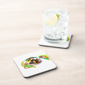 Herfst Hedgehog spelen Bier Onderzetter (Rechterzijde)