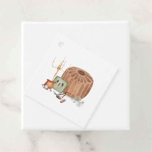 Herfst heiligdom Boheemse bruiloft Bedankjes Labels (In situ)