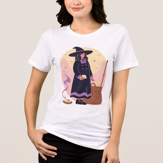 Herfst Heksendrank Tijd Tri-Blend Shirt (Voorkant)