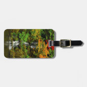 Herfst, Hemelse Watervallen Bagagelabel (Voorkant horizontaal)