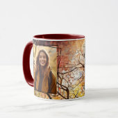 Herfst Herfst 2 Outdoor Wandelen Foto's Sjabloon 0 Mok (Voorkant links)