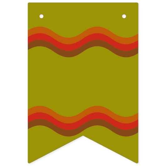 Herfst/herfst aangepaste decoratieve bundelbanner vlaggetjes (Eerste vlag)