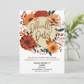 Herfst Herfst Adoption Celebration Uitnodiging (Staand voorkant)