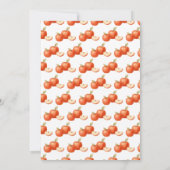 Herfst Herfst Apple Kleding Line Boy Baby shower Kaart (Achterkant)