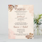 Herfst Herfst Arabisch Engels Modern Moslim Kaart (Staand voorkant)