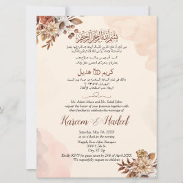 Herfst Herfst Arabisch Engels Modern Moslim Kaart