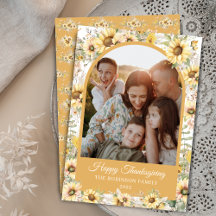 Herfst Herfst Arch Waterverf Happy Thanksgiving