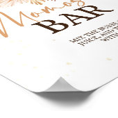 Herfst Herfst Baby shower Momosa Bar Poster (Hoek)