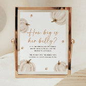 Herfst Herfst Baby shower Spelbord Poster