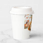 Herfst Herfst Baby shower voor kattenliefhebbers Papieren Bekers (Rechts)