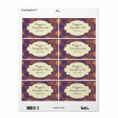 Herfst Herfst baketiketten Etiket (Full Sheet)