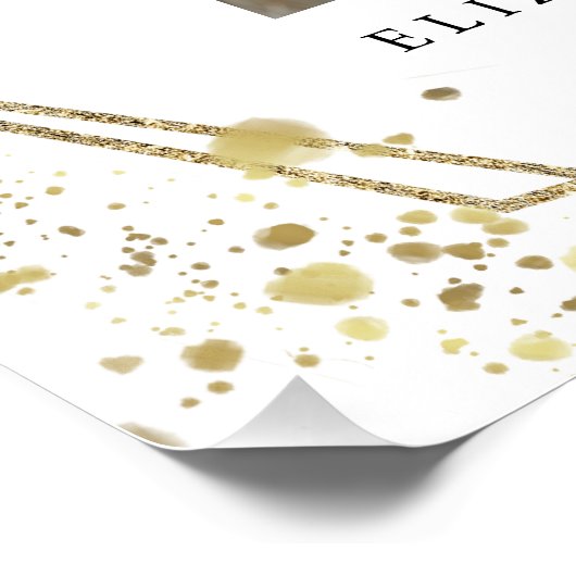 Herfst Herfst Begrafenisprogramma Foto Order of Se Perfect Poster (Hoek)