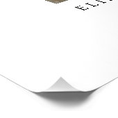 Herfst Herfst Begrafenisprogramma Foto Order of Se Perfect Poster (Hoek)