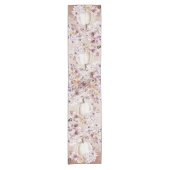 Herfst herfst beige pompoenen chrysanten korte tafelloper (Voorkant)