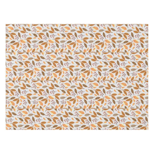 Herfst Herfst bessen bladeren patroon Tafelkleed (Voorkant (Horizontaal))