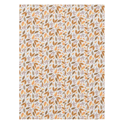 Herfst Herfst bessen bladeren patroon Tafelkleed (Voorkant)