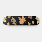 herfst, herfst, bladeren, blad persoonlijk skateboard (Horizontaal)