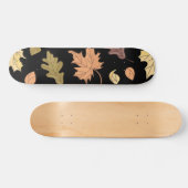 herfst, herfst, bladeren, blad persoonlijk skateboard (Horizontaal)