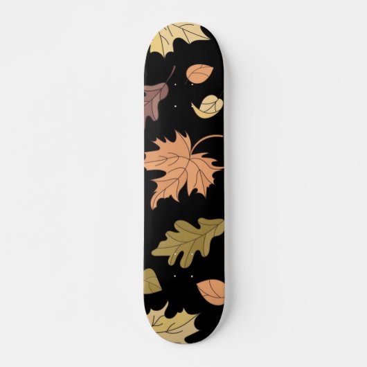 herfst, herfst, bladeren, blad persoonlijk skateboard (Voorkant)
