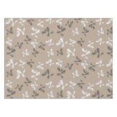 Herfst Herfst bladeren bruin taupepatroon Tafelkleed (Voorkant (Horizontaal))