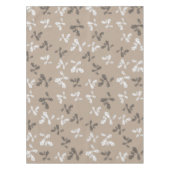 Herfst Herfst bladeren bruin taupepatroon Tafelkleed (Voorkant)