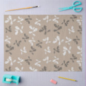 Herfst Herfst bladeren bruin taupepatroon Tissuepapier (Craft)