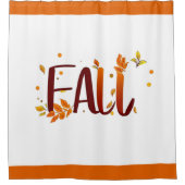 Herfst/herfst/bladeren Douchegordijn (Voorkant)