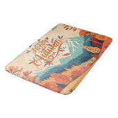 Herfst/Herfst/bladeren/kleurrijk Badmat (Gekanteld)