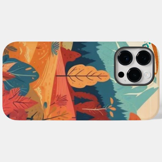 Herfst/Herfst/bladeren/kleurrijk Case-Mate iPhone Case (Achterkant (horizontaal))