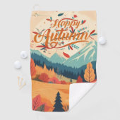 Herfst/Herfst/bladeren/kleurrijk Golfhanddoek (Insitu)