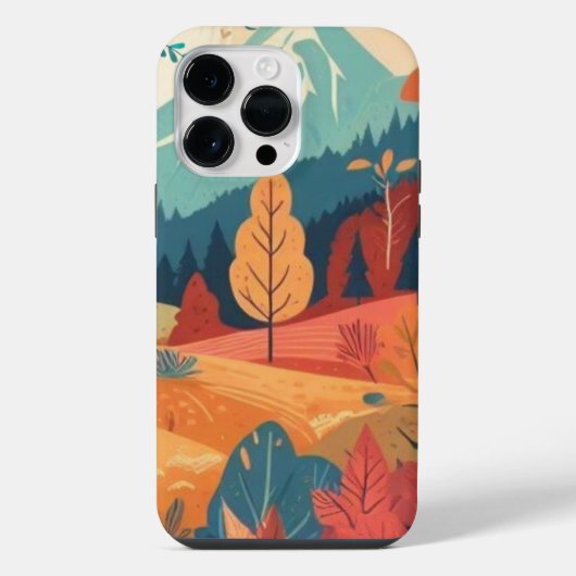 Herfst/Herfst/bladeren/kleurrijk iPhone Hoesje (Achterkant)