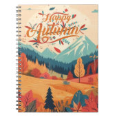 Herfst/Herfst/bladeren/kleurrijk Notitieboek (Voorkant)