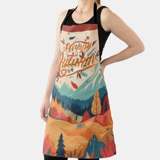 Herfst/Herfst/bladeren/kleurrijk Schort (Insitu)