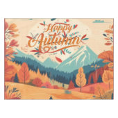 Herfst/Herfst/bladeren/kleurrijk Tafelkleed (Voorkant (Horizontaal))