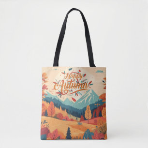 Herfst/Herfst/bladeren/kleurrijk Tote Bag