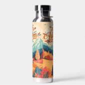 Herfst/Herfst/bladeren/kleurrijk Waterfles (Links)