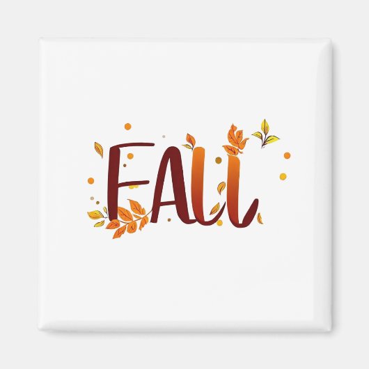 Herfst/herfst/bladeren Magneet (Voorkant)