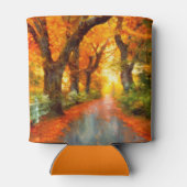 Herfst/Herfst/Bladeren/natuur Blikjeskoeler (Achterkant)