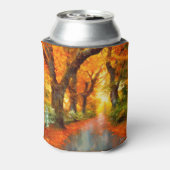 Herfst/Herfst/Bladeren/natuur Blikjeskoeler (Blikje Achterkant)
