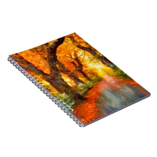 Herfst/Herfst/Bladeren/natuur Notitieboek (Rechterzijde)