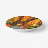 Herfst/Herfst/Bladeren/natuur Papieren Kommen (Gebogen)