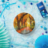 Herfst/Herfst/Bladeren/natuur Papieren Kommen (Feest)